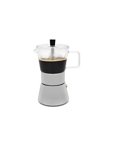 Caf. italienne à Espresso Otto acier inox