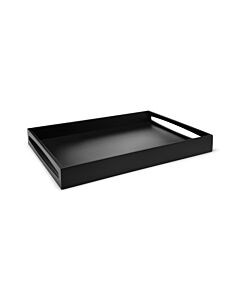 Plateau 55x40x6cm MDF noir